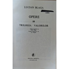 Opere 10 Trilogia Valorilor - Lucian Blaga , Y112