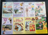 8 X Mica Enciclopedie Școlară: Știință și tehnică*Zoovedetele*Corpul Omenesc*Dinozaurii*Păsările de pe Terra*Zoologia distractivă*Peștii*Plantele