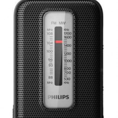 Radio portabil Philips TAR1506/00, FM/MW, antena telescopica, 2 x AAA (Negru)