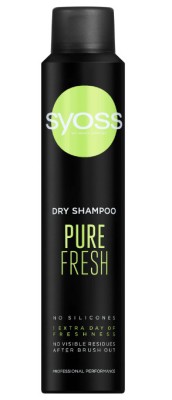 Sampon uscat Syoss Pure Fresh pentru scalp sensibil, 200 ml foto