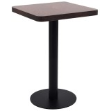 Cumpara ieftin Masa de bistro, maro inchis, 50 x 50 cm, MDF