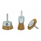 Set 3 perii de sarma pentru bormasina cu prindere cilindrica RPT 177101