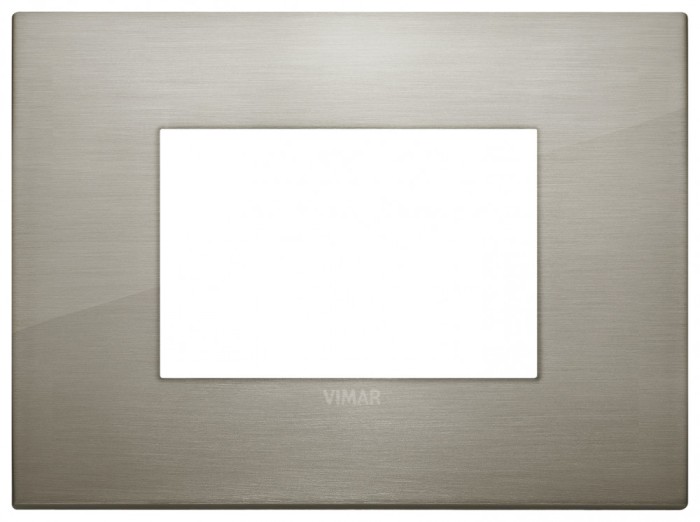 Rama Ornament 3M metal Vimar Arke inox periat 19653.08