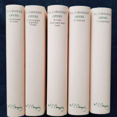 I.L. Caragiale – Opere complete 1, 2, 3, 4, 5 (ed. lux, Academia Romana, 5 vol.)