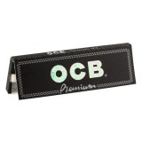 Foițe &Uuml;igarete OCB, Premium, Negru, Subțiri, Ardere Lentă, 50 File