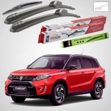 Cumpara ieftin Ștergătoare Suzuki Vitara LY Facelift 2024+ | Set Față și Spate Flat &ndash; TeamCar&reg;
