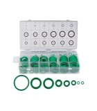 Set 279 inele oringuri verzi de cauciuc pentru aer conditionat, 18 marimi, DNA002