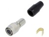 Conector Circular HR10 Push-Pull Mufă 2A Argintat Lipire