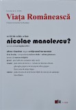 Revista Viata Romaneasca 9/2024 - Uniunea Scriitorilor din Romania