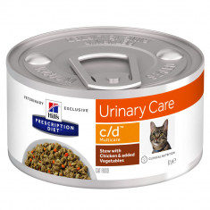 Hill&#039;s Prescription Diet Feline Stew c/d Multicare with Chicken &amp; Vegetables 82 g