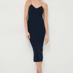 MICHAEL Michael Kors rochie culoarea albastru marin, mini, mulata