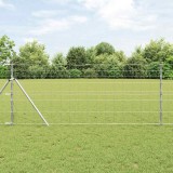 Gard de teren 1x50 m din oțel galvanizat