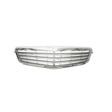 Grila radiator Mercedes Clasa C (W204), 03.2007-03.2011 Model Classic / Elegance , crom/gri, 2048800083, 507005