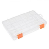 Cutie Organizare, 15 Compartimente, Dimensiuni 23x15x3.3cm, Transparentă, Plastic
