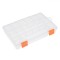 Cutie Organizare, 15 Compartimente, Dimensiuni 23x15x3.3cm, Transparentă, Plastic