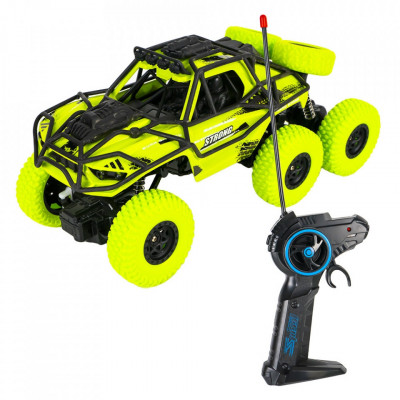 Jeep cu RC+AC, Off Road, 6 roti, 25x12,5x13 cm foto