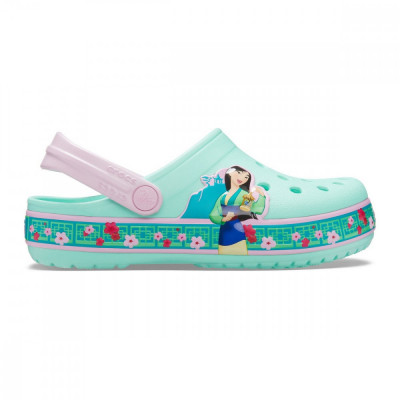 Saboti Crocs Fun Lab Disney Mulan Clog Verde - New Mint foto