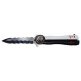 Cumpara ieftin Briceag fluture de vanatoare IdeallStore&reg;, Indian Chief, otel inoxidabil, 22.5 cm, multicolor