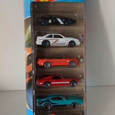 Machete HotWheels - 5-pack Ford Mustang set de 5 Hot Wheels 2022