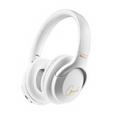 Casti Bluetooth Over-Ear NGS Artica Greed White, microfon, redare pana la 40 ore, alb