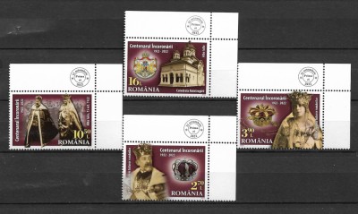 ROMANIA 2022 - REGII ROMANIEI MARI, SERIE CU TABS DIN COALA (1), MNH - LP 2389 foto