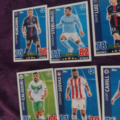 Lot Fotbal/fotbalisti UEFA-CAMPIONS LEAGUE-topps MATCH ATTAX Trading CARD GAME