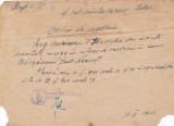 AMS @ - ORDIN DE SERVICI, BATALIONUL 1 REGIMENTUL 8 VANATORI, ANUL 1944, stampila frumoasa