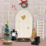 Set de 13 accesorii gnomi pentru Craciun AivaToba, lemn/plastic, multicolor