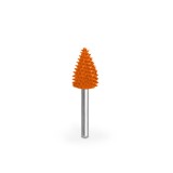 V&Aacute;LEC &Scaron;PIČAT&Yacute; pr.9,5 mm, stopka3,2mm, Granulatie Saburr FOARTE ASPRA - PORTOCALIE