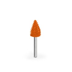 V&Aacute;LEC &Scaron;PIČAT&Yacute; pr.9,5 mm, stopka3,2mm, Granulatie Saburr FOARTE ASPRA - PORTOCALIE