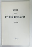 REVUE DES ETUDES ROUMAINES XVII - XVIII , PARIS - IASI , 1993