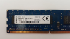 Kit 8 GB( 2 x 4 Gb ) Kingston DDR 3 PC3L-12800U 1333 MHz , Memorie PC Desktop foto