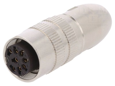 Conector M16 mamă IP68 8 pini foto