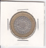M3 C50 - Moneda foarte veche - Anglia - 2 lire sterline - 2001, Europa