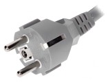 Cablu Alimentare 3x1,5mm2 3m Gri 16A