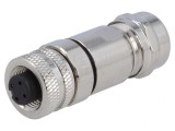Mufă M12 3P Mamă DeviceNet/CANopen IP67 Pe Cablu