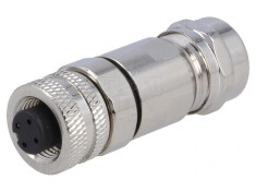 Mufă M12 3P Mamă DeviceNet/CANopen IP67 Pe Cablu