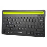 Tastatura wireless BK105, Blow, Bluetooth, Cu suport telefon/tableta, 289.7 x 159.8 mm, Negru