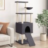 VidaXL Ansamblu de pisici, stâlpi din funie sisal, gri închis, 153 cm