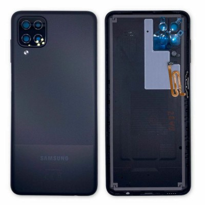 Capac spate Original pentru SAMSUNG Galaxy A12 GH82-24487A , negru foto