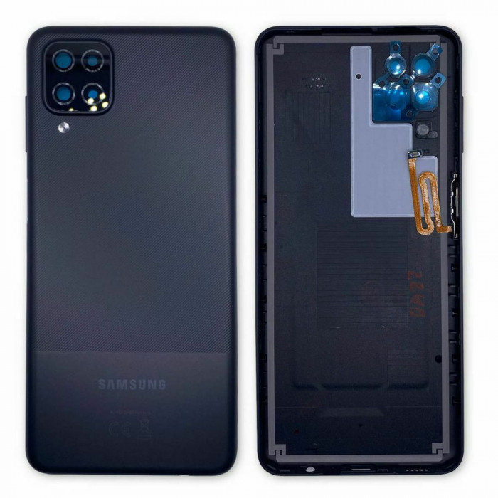 Capac spate Original pentru SAMSUNG Galaxy A12 GH82-24487A , negru