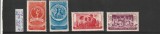 ROMANIA 1953 LP 346 AL IV-LEA FESTIVAL AL TINERETULUI SI STUDENTILOR SERIE MNH NESTAMPILATA
