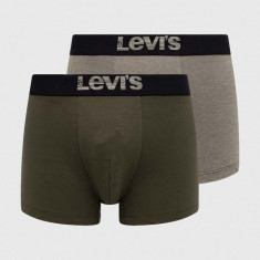 Levi's boxeri 2-pack barbati, culoarea verde