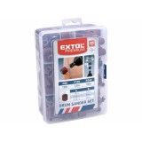 Cumpara ieftin Set 350 piese mini tamburi slefuit pentru mini polizor drept Extol 80/120/240