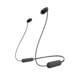 Cumpara ieftin Casti In-Ear Sony WI-C100B, Wireless, Bluetooth, IPX4, Microfon, Fast pair, Autonomie 25 ore, Negru - RESIGILAT