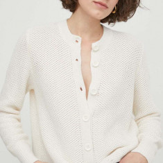 Sisley cardigan femei, culoarea bej, light