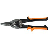 Foarfeca pentru tabla cu taiere dreapta, otel CrV, maner bimaterial Gadget