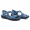 Sandale dama, Caspian, Cas-1116-T453, casual, piele naturala,albastru