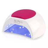 Cumpara ieftin Lampa Unghii UV Led SUN 2C, 48W, Lila Rossa