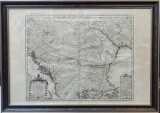 Johann Baptist Homann (1664 &ndash; 1724) - Harta Principatele Transilvania, Moldova, Valahia, 1744